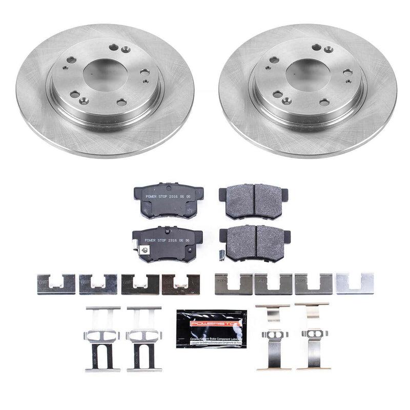 Power Stop TDSK5860 Track Day Spec Rear Brake Kit for 2011-2015 Honda Cr-Z product image