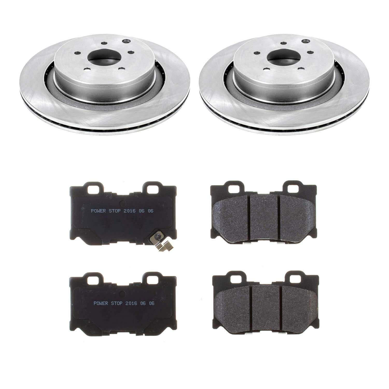 Power Stop TDSK5861 Track Day Spec Rear Brake Kit for 2009-2013 Infiniti FX50 product image
