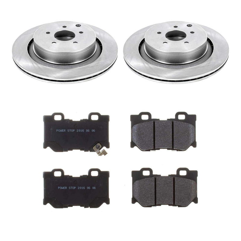 Power Stop TDSK5861 Track Day Spec Rear Brake Kit for 2009-2013 Infiniti FX50 product image
