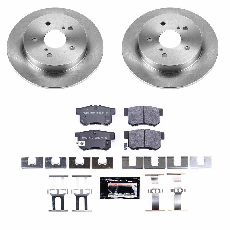 Power Stop TDSK5889 Track Day Spec Rear Brake Kit for 2007-2010 Suzuki SX4 Rear Disc product image
