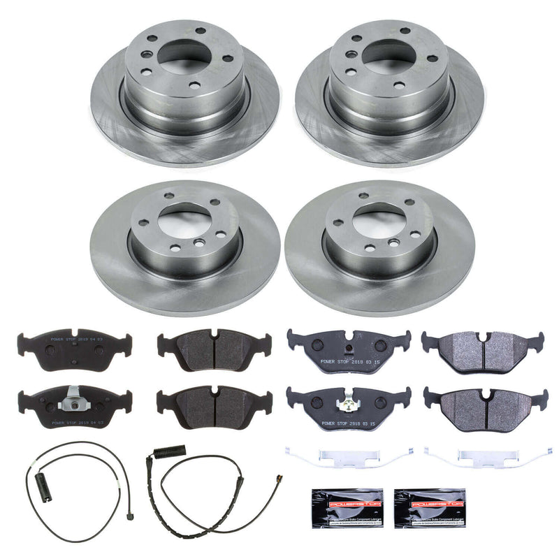 Power Stop TDSK591 Track Day Spec Front And Rear Pad And Rotor Kit for 1995-1999 BMW 318Ti product image