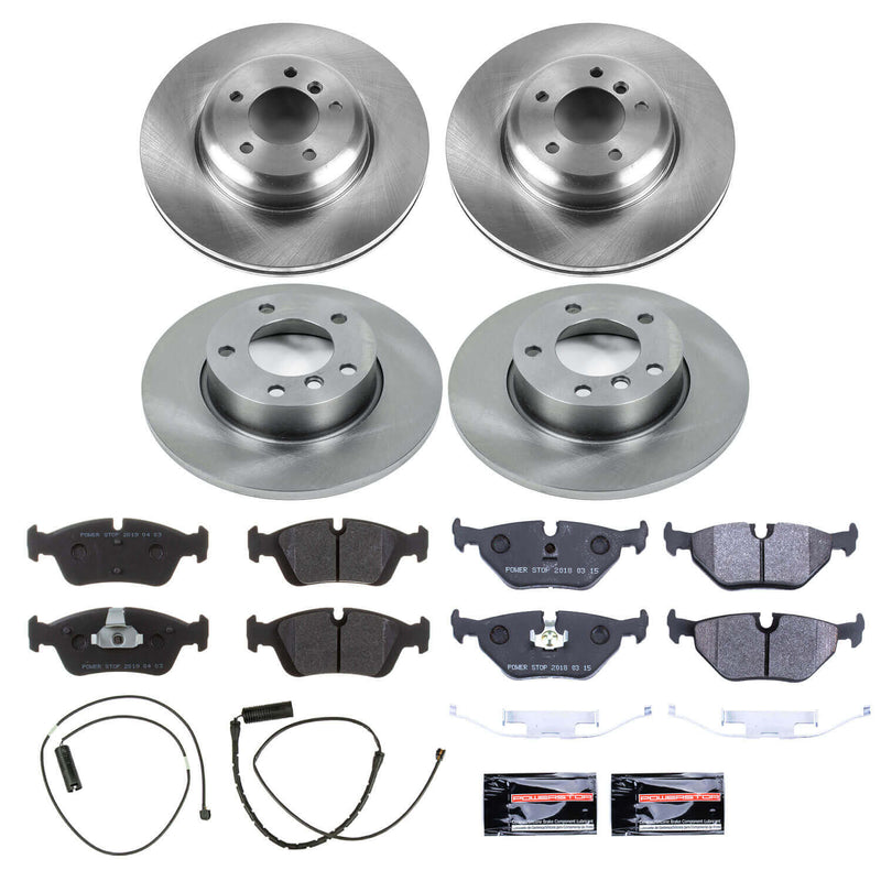 Power Stop TDSK592 Track Day Spec Front And Rear Pad And Rotor Kit for 1996-1998 BMW Z3 product image