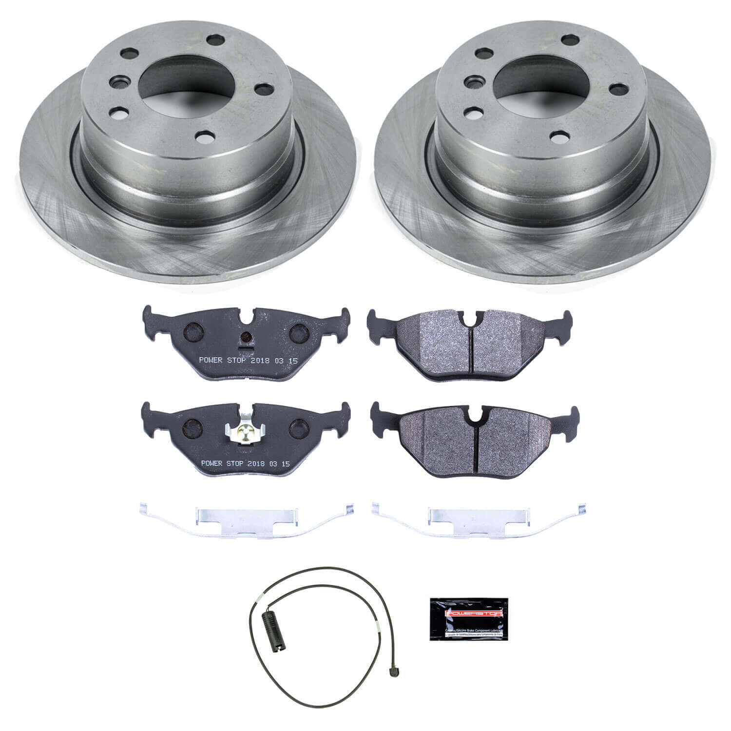 Power Stop TDSK593 Track Day Spec Rear Brake Kit for 1995-1999 BMW 318TI product image
