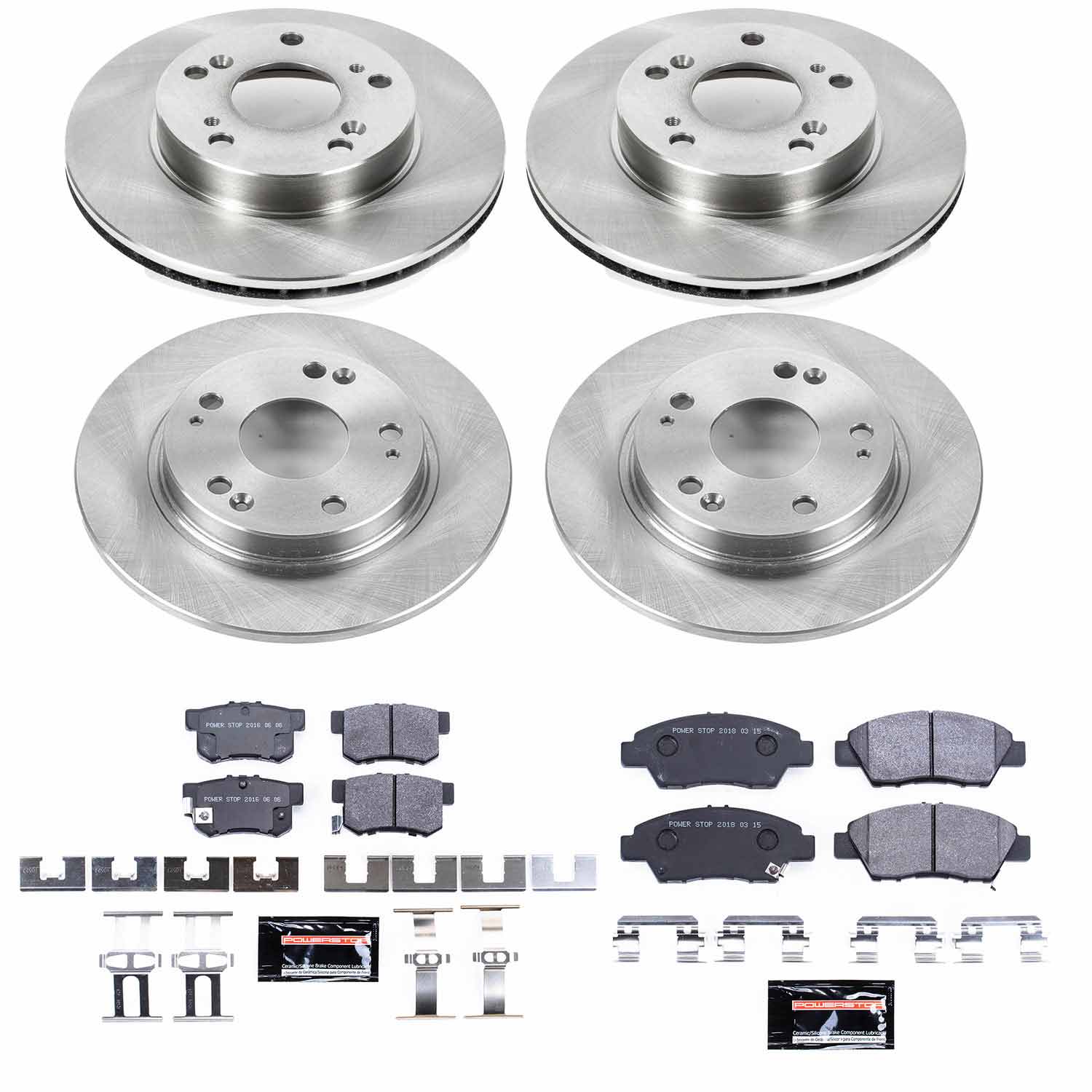 Power Stop TDSK5936 Track Day Spec Front And Rear Brake Kit for 2011-2015 Honda Cr-Z product image