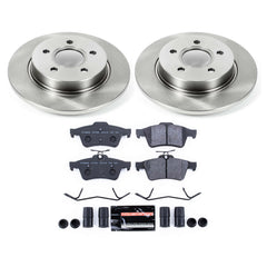 Power Stop TDSK5975 Track Day Spec Rear Brake Kit for 2012-2015 Ford Focus Rear Disc product image