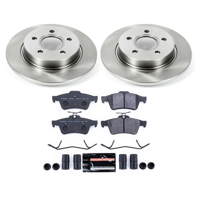 Power Stop TDSK5975 Track Day Spec Rear Brake Kit for 2012-2015 Ford Focus Rear Disc product image