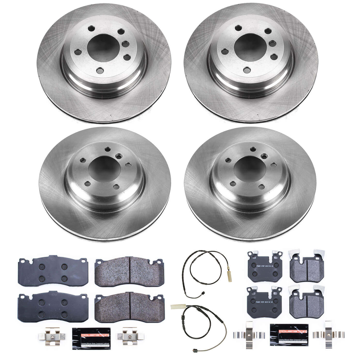 Power Stop TDSK6005 Track Day Spec Front And Rear Pad And Rotor Kit for 2011-2013 BMW 135I product image