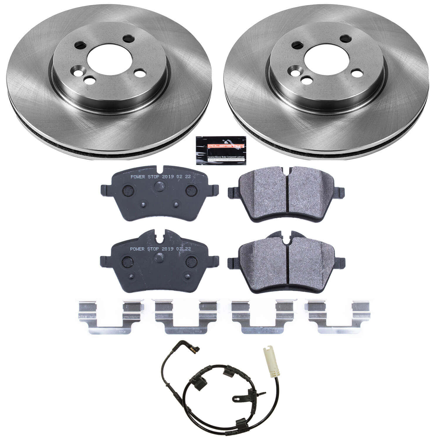 Power Stop TDSK6068 Track Day Spec Front Brake Kit for 2007 MINI Cooper Hatchback product image