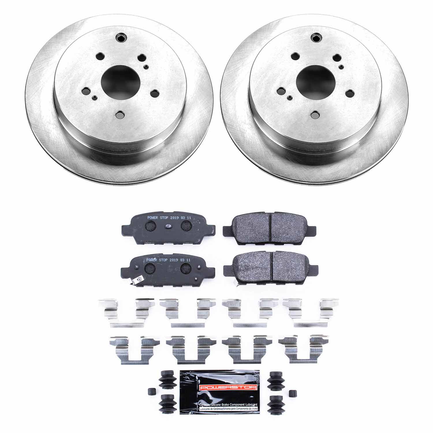 Power Stop TDSK6100 Track Day Spec Rear Brake Kit for 2009-2013 Suzuki Grand Vitara product image