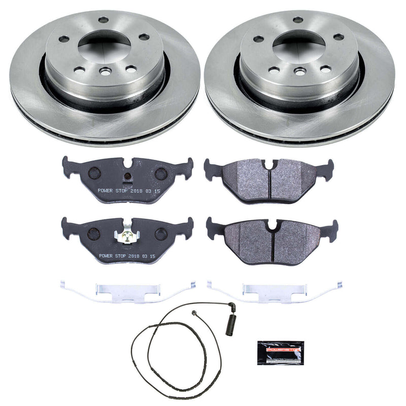Power Stop TDSK613 Track Day Spec Rear Brake Kit for 1999-2000 BMW 323CI product image