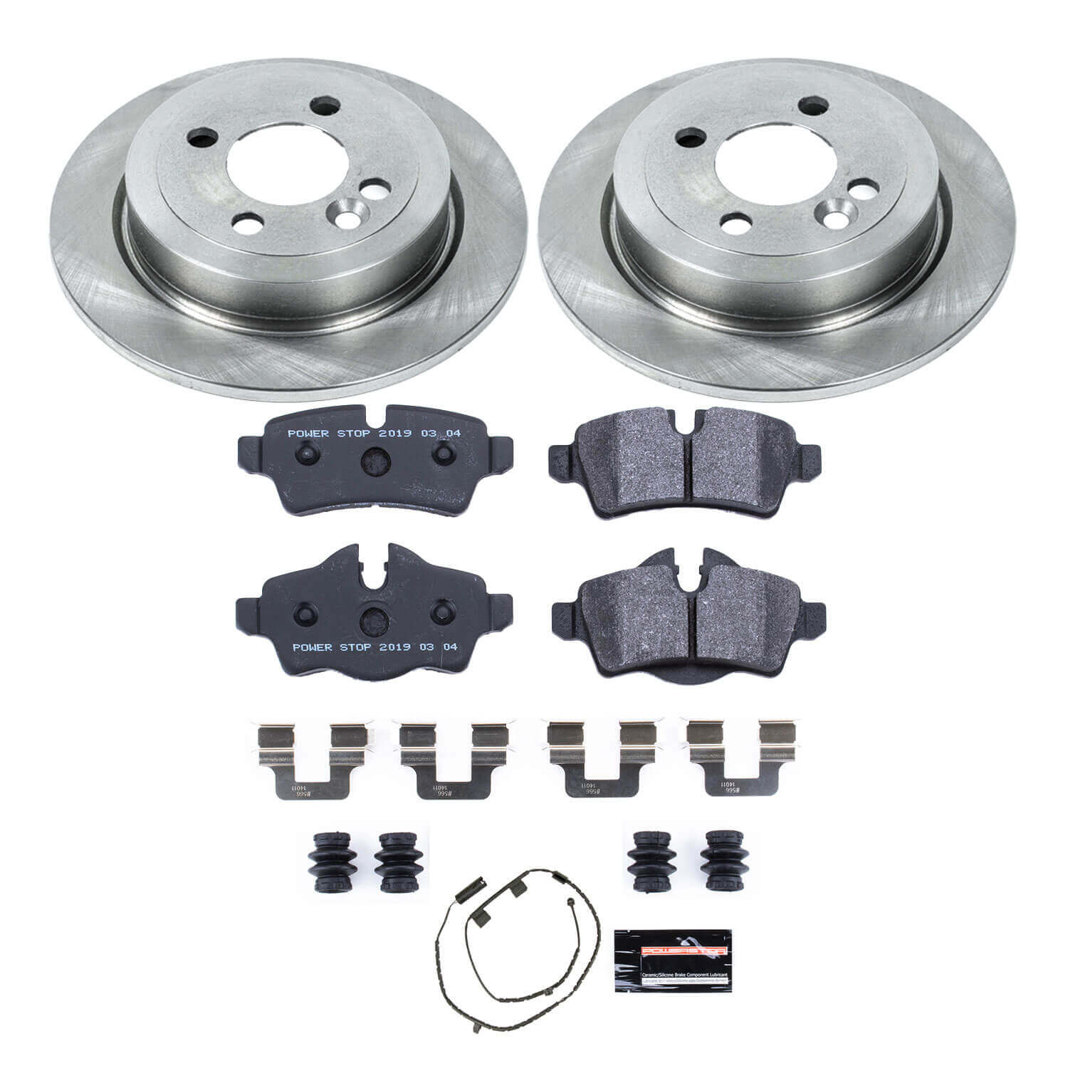 Power Stop TDSK6280 Track Day Spec Rear Brake Kit for 2007-2008 MINI Cooper Convertible product image