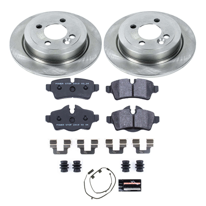 Power Stop TDSK6280 Track Day Spec Rear Brake Kit for 2007-2008 MINI Cooper Convertible product image