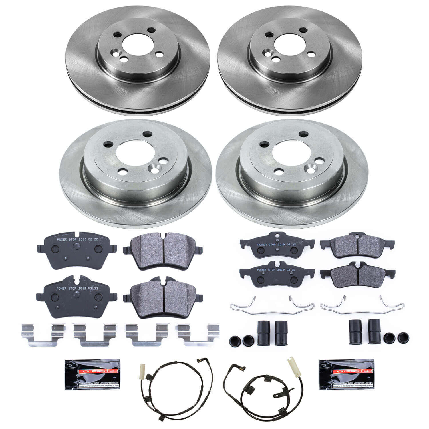 Power Stop TDSK6301 Track Day Spec Front And Rear Brake Kit for 2007 MINI Cooper Hatchback product image