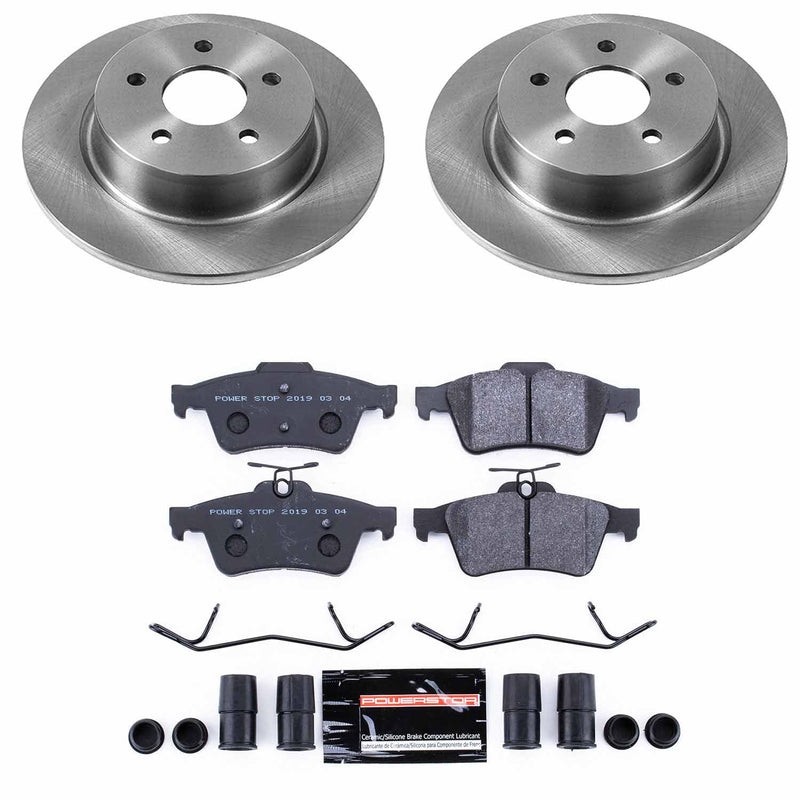 Power Stop TDSK6398 Track Day Spec Rear Brake Kit for 2013-2018 Ford C-Max product image