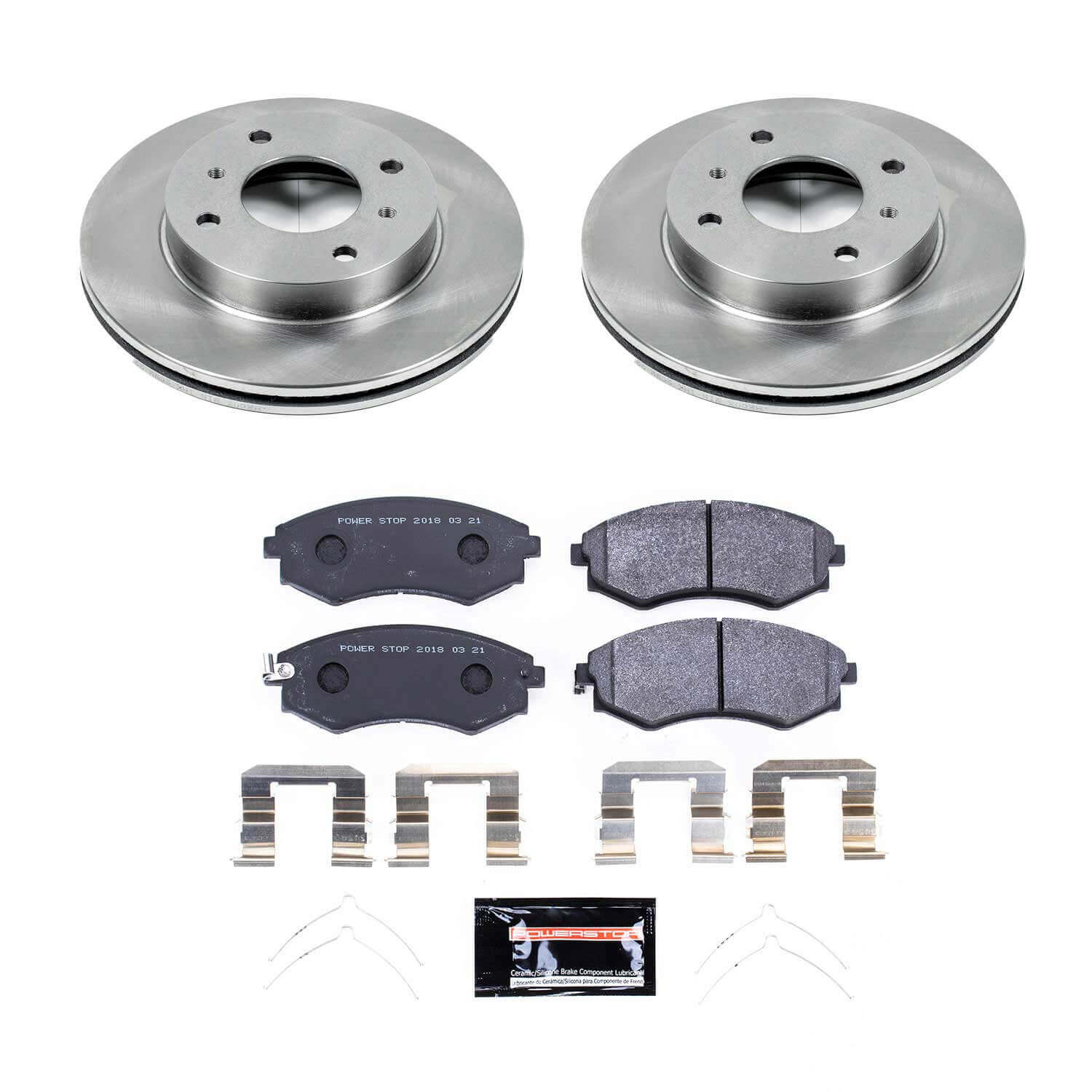 Power Stop TDSK656 Track Day Spec Front Brake Kit for 1996-2006 Nissan 240SX product image