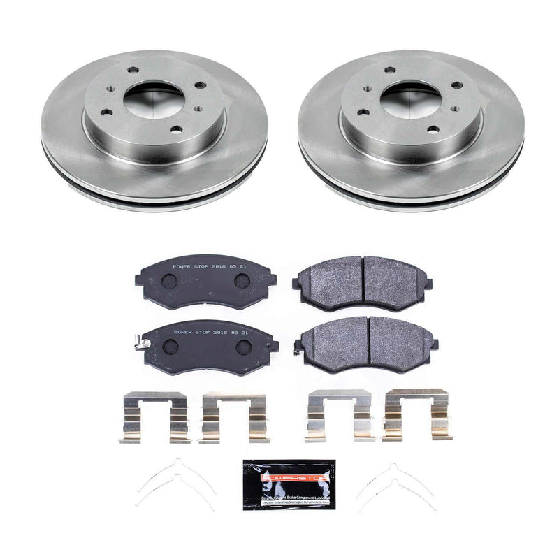 Power Stop TDSK656 Track Day Spec Front Brake Kit for 1996-2006 Nissan 240SX product image
