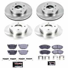 Power Stop TDSK657 Track Day Spec Front And Rear Brake Kit for 1996-1998 Nissan 240SX product image