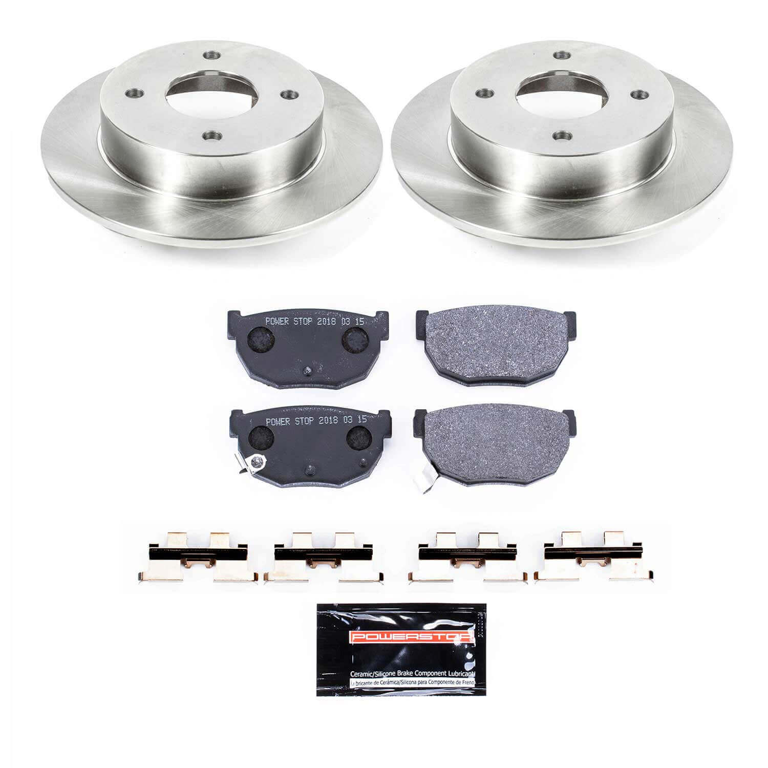 Power Stop TDSK659 Track Day Spec Rear Brake Kit for 1989-1998 Nissan 240SX product image