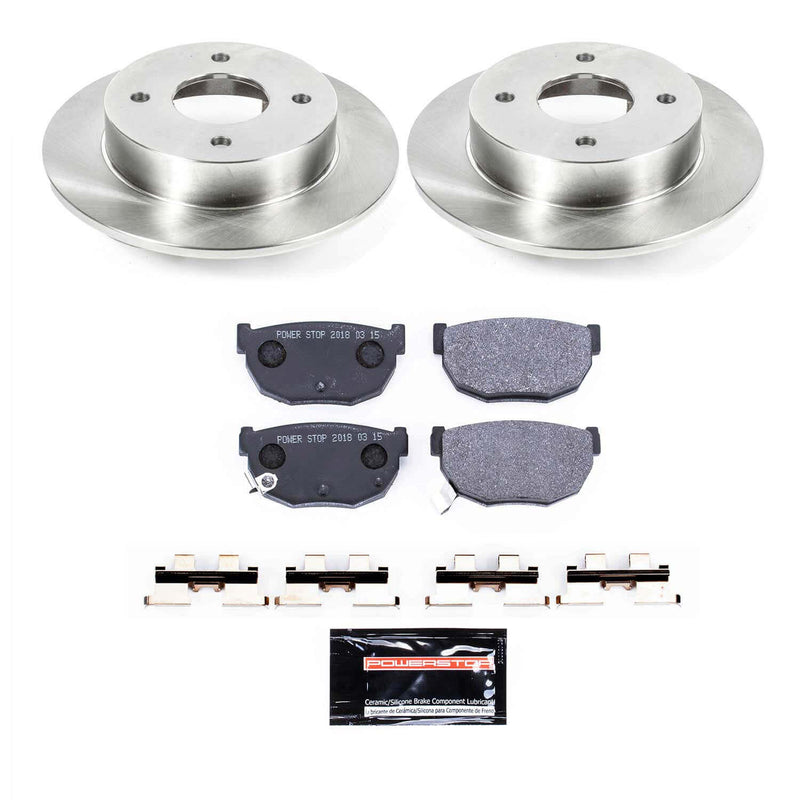 Power Stop TDSK659 Track Day Spec Rear Brake Kit for 1989-1998 Nissan 240SX product image