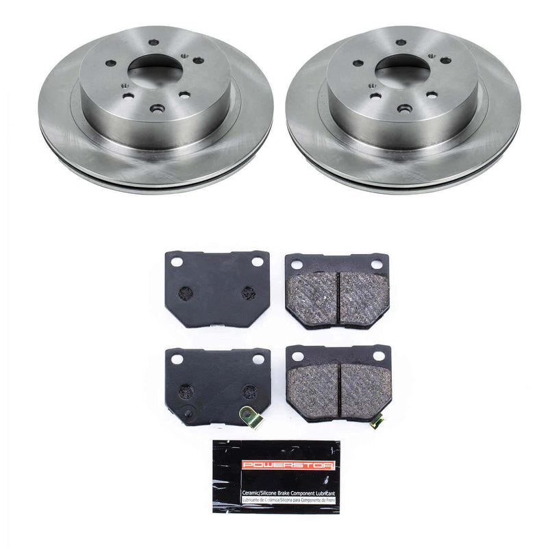 Power Stop TDSK666 Track Day Spec Rear Brake Kit for 1989-1996 Nissan 300Zx product image