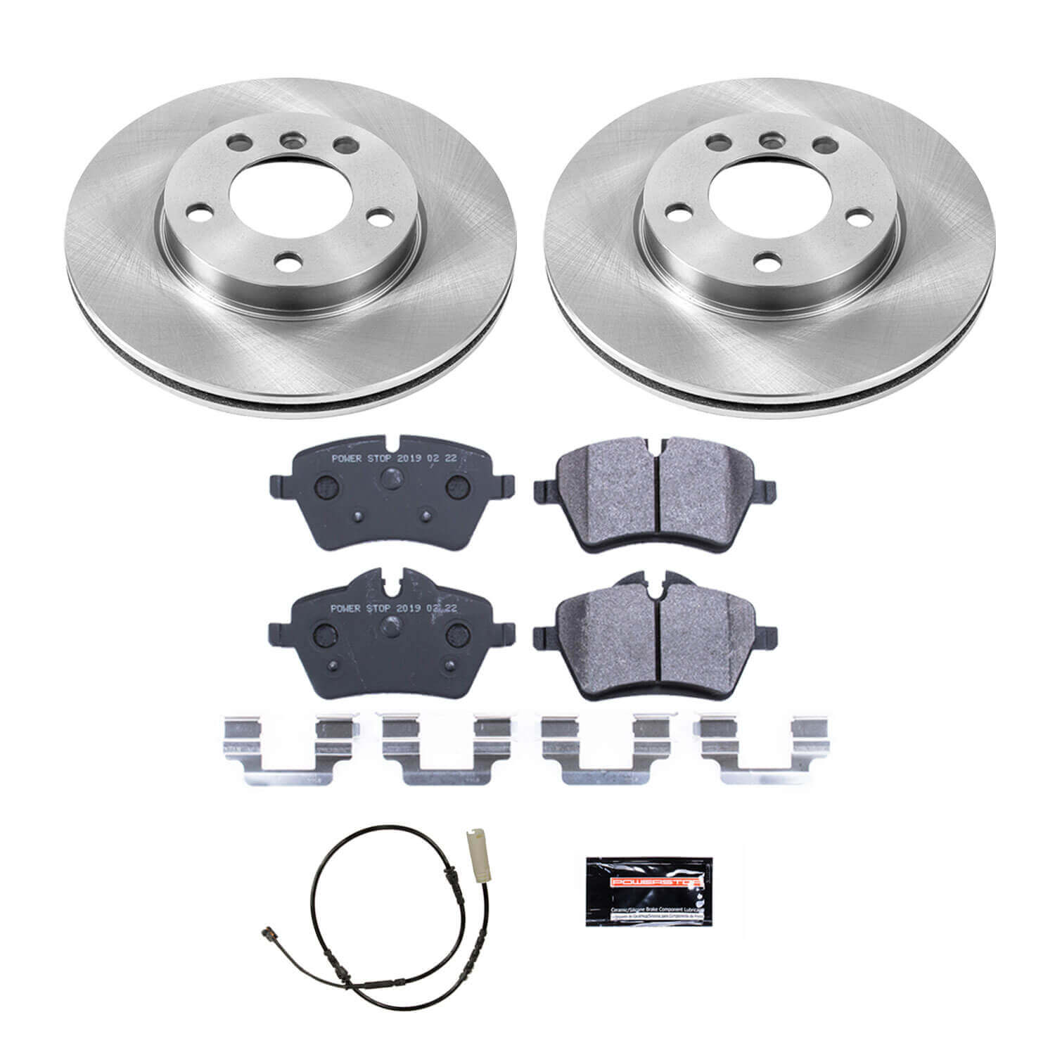 Power Stop TDSK6662 Track Day Spec Front Brake Kit for 2011-2016 MINI Cooper Countryman Base product image