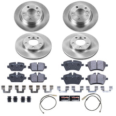 Power Stop TDSK6663 Track Day Spec Front And Rear Pad And Rotor Kit for 2011-2016 MINI Cooper Countryman Base product image
