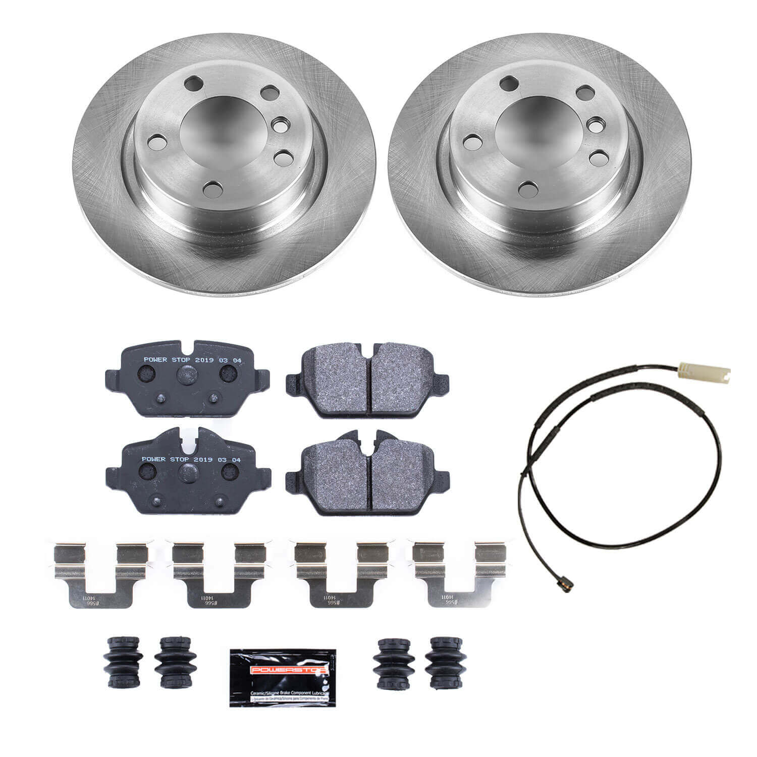 Power Stop TDSK6664 Track Day Spec Rear Brake Kit for 2011-2012 MINI Cooper Countryman product image