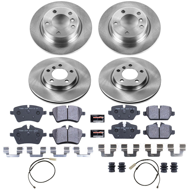 Power Stop TDSK6666 Track Day Spec Front And Rear Pad And Rotor Kit for 2011-2016 MINI Cooper Countryman S, S ALL4 product image