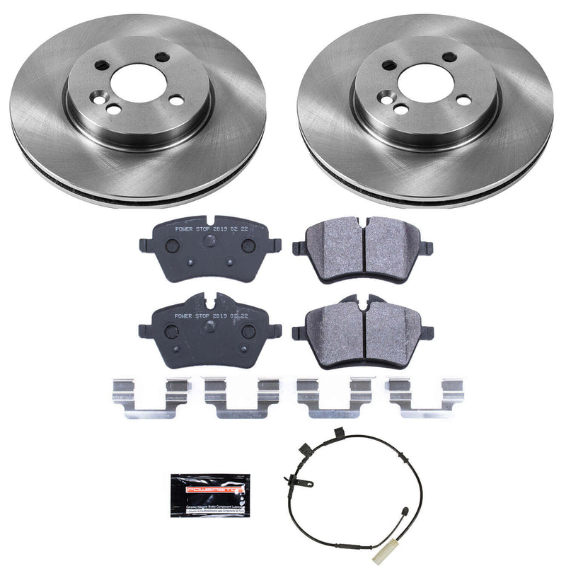 Power Stop TDSK6741 Track Day Spec Front Brake Kit for 2012-2014 MINI Cooper Coupe S, Roadster S, S, S Clubman product image