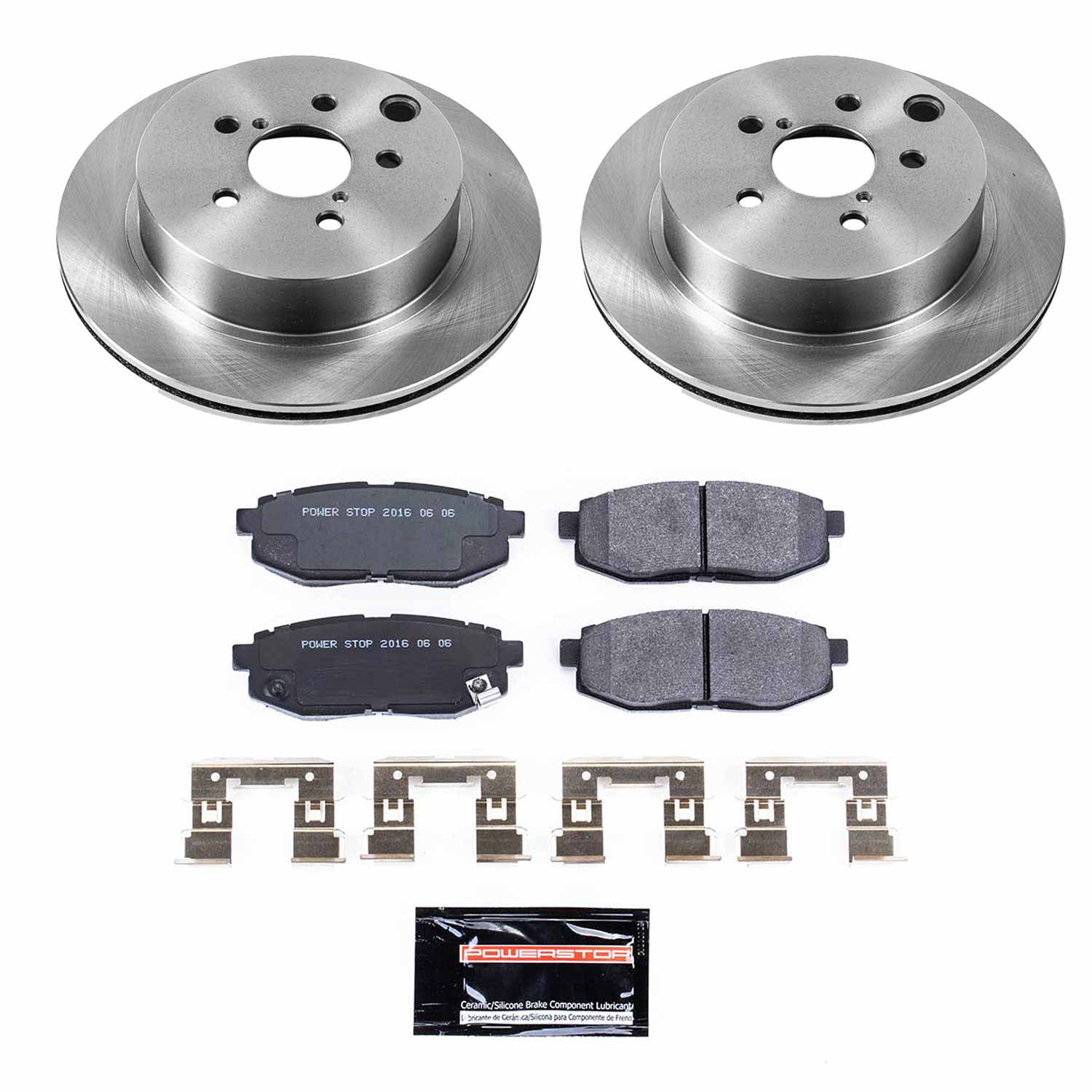 Power Stop TDSK6978 Track Day Spec Rear Brake Kit for 2014-2018 Subaru Forester product image