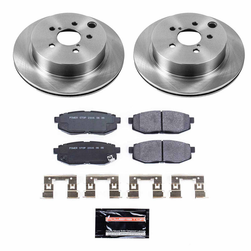 Power Stop TDSK6978 Track Day Spec Rear Brake Kit for 2014-2018 Subaru Forester product image