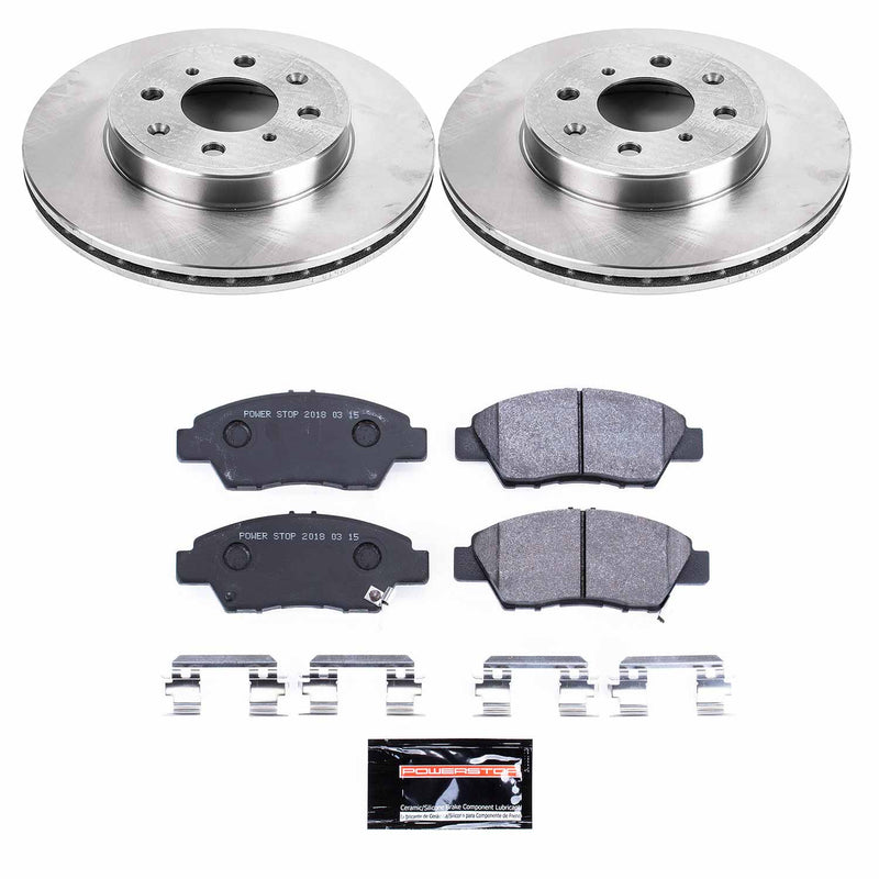 Power Stop TDSK7032 Track Day Spec Front Brake Kit for 2015-2020 Honda Fit product image