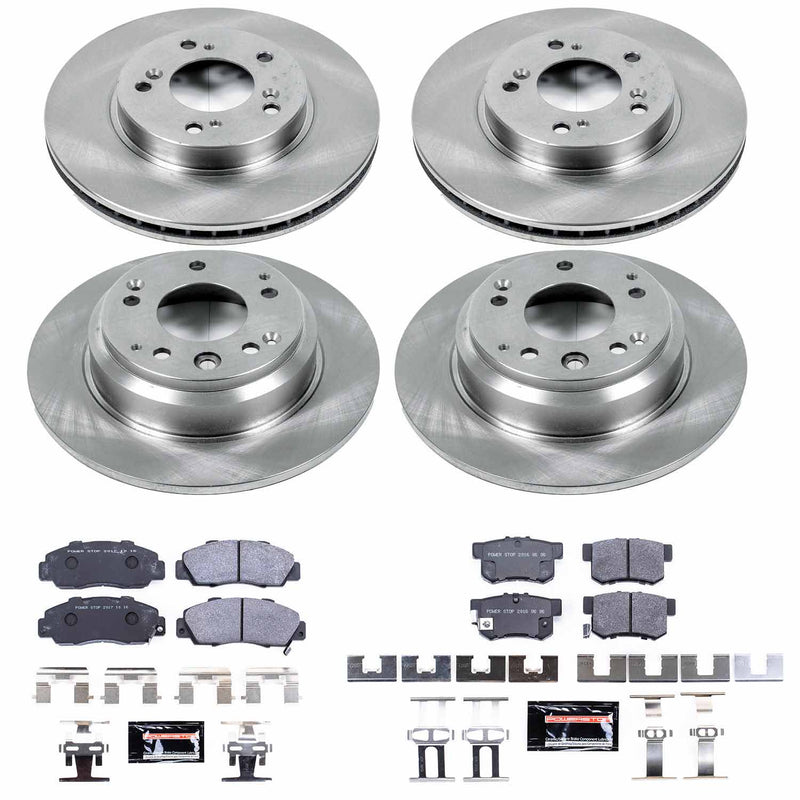 Power Stop TDSK705 Track Day Spec Front And Rear Brake Kit for 1996-1998 Acura RL product image