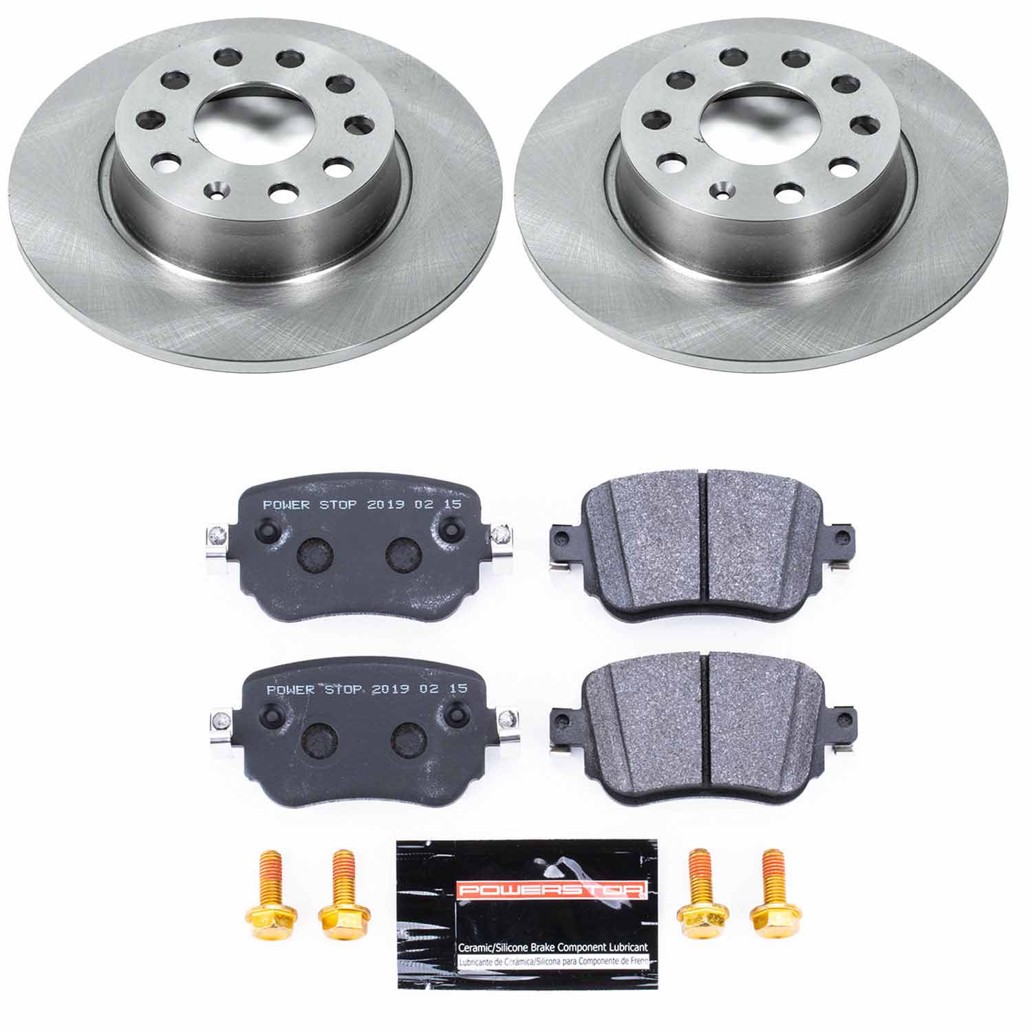 Power Stop TDSK7053 Track Day Spec Rear Brake Kit for 2015-2021 Volkswagen Golf product image