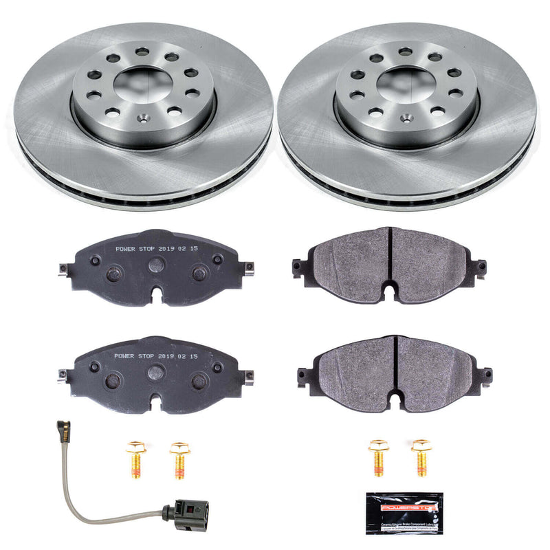 Power Stop TDSK7080 Track Day Spec Front Brake Kit for 2015-2016 Audi A3 product image