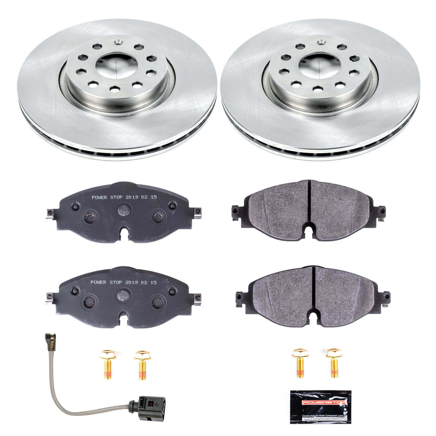 Power Stop TDSK7082 Track Day Spec Front Brake Kit for 2015-2020 Audi A3 product image