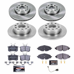 Power Stop TDSK7109 Track Day Spec Front And Rear Brake Kit for 2015 Volkswagen Golf product image