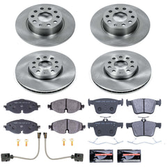 Power Stop TDSK7111 Track Day Spec Front And Rear Brake Kit for 2015-2016 Audi A3 product image