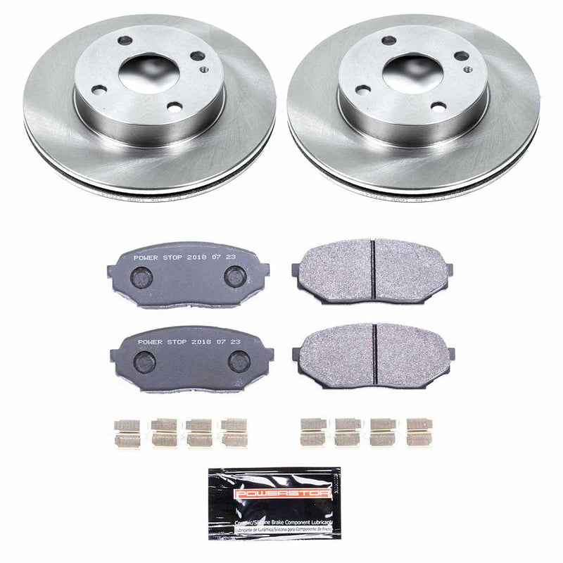 Power Stop TDSK717 Track Day Spec Front Brake Kit for 1990-1993 Mazda Miata / MX-5 product image