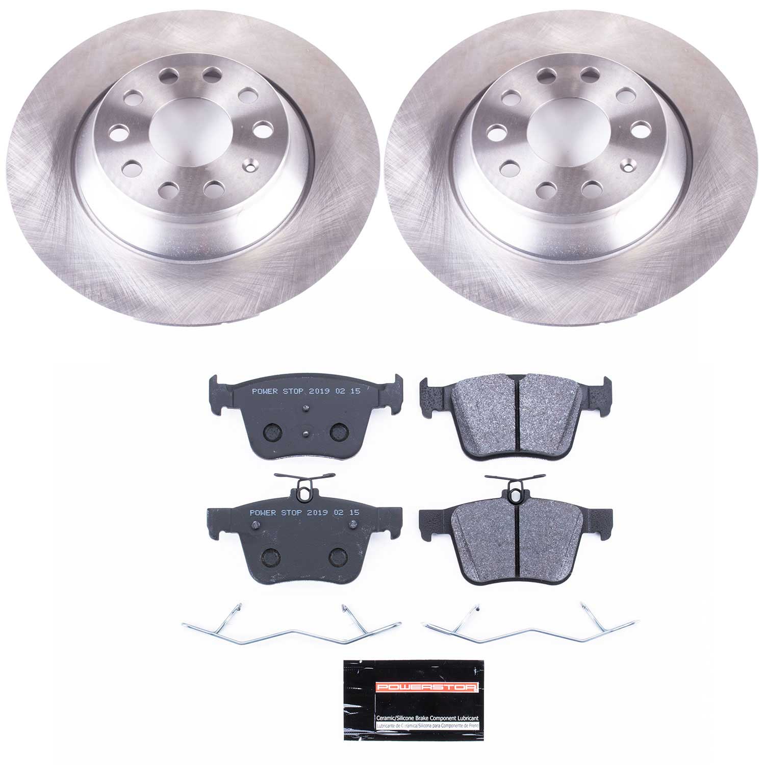Power Stop TDSK7176 Track Day Spec Rear Brake Kit for 2022-2025 Audi Q3 product image