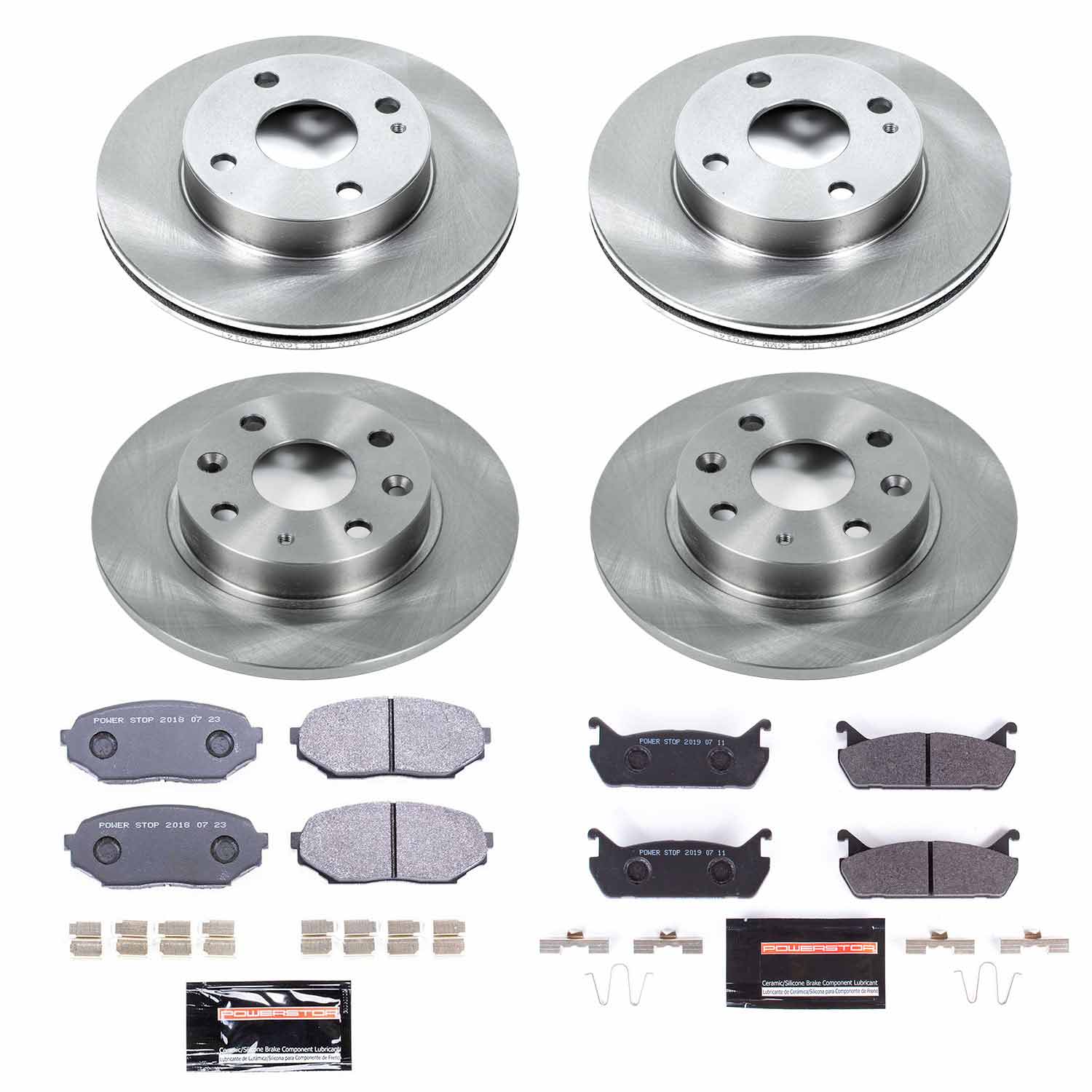Power Stop TDSK718 Track Day Spec Front And Rear Brake Kit for 1990-1993 Mazda Miata / MX-5 product image