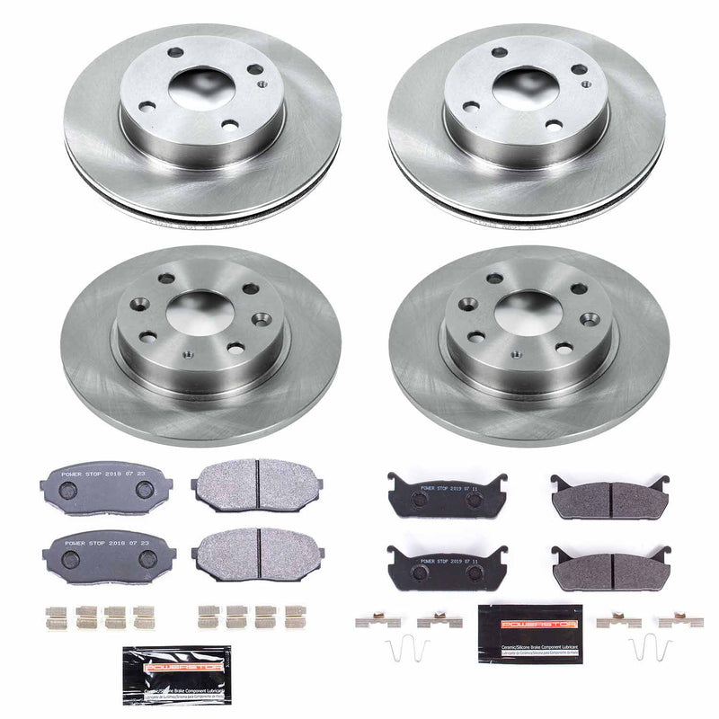 Power Stop TDSK718 Track Day Spec Front And Rear Brake Kit for 1990-1993 Mazda Miata / MX-5 product image