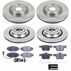 Power Stop TDSK7253 Track Day Spec Front And Rear Brake Kit for 2019-2020 Audi A3 Quattro product image