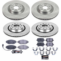 Power Stop TDSK7254 Track Day Spec Front And Rear Brake Kit for 2013 Volkswagen Cc VR6 4Motion Executive product image