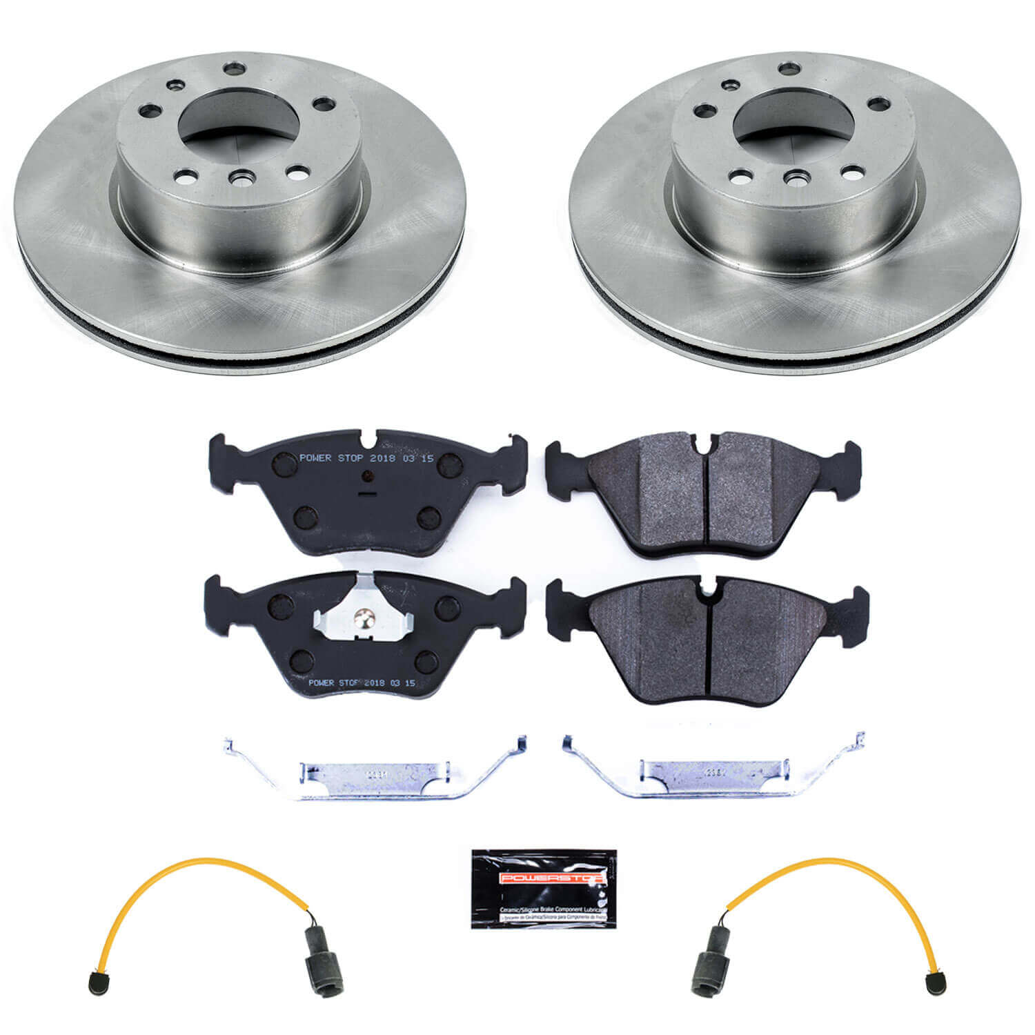 Power Stop TDSK7334 Track Day Spec Front Brake Kit for 1989 BMW 525I product image