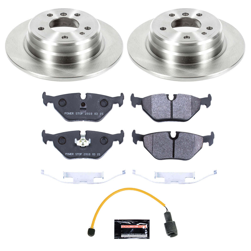 Power Stop TDSK7336 Track Day Spec Rear Brake Kit for 1989 BMW 525I product image