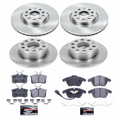 Power Stop TDSK7530 Track Day Spec Front And Rear Brake Kit for 2013-2017 Volkswagen Beetle product image