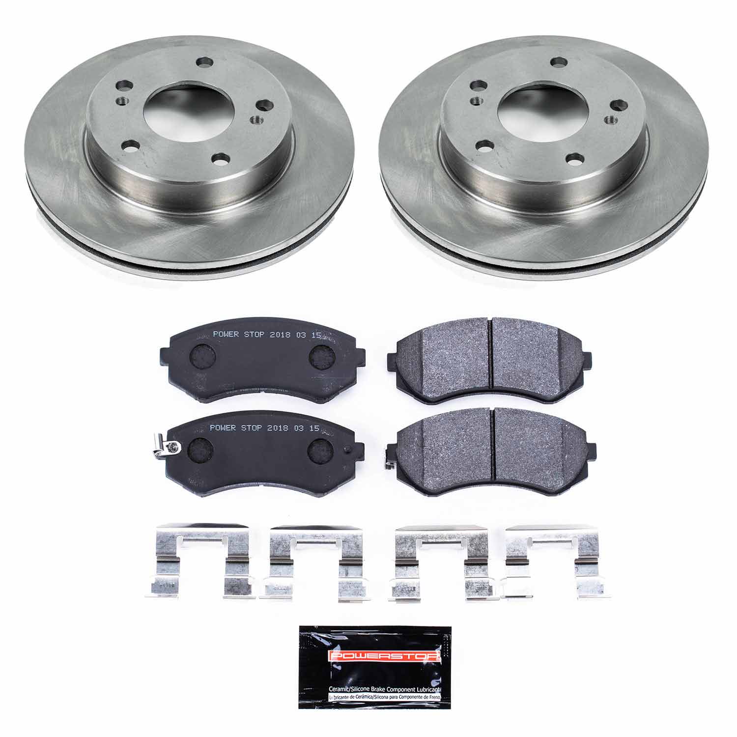Power Stop TDSK754 Track Day Spec Front Brake Kit for 1994-1996 Nissan 240SX product image
