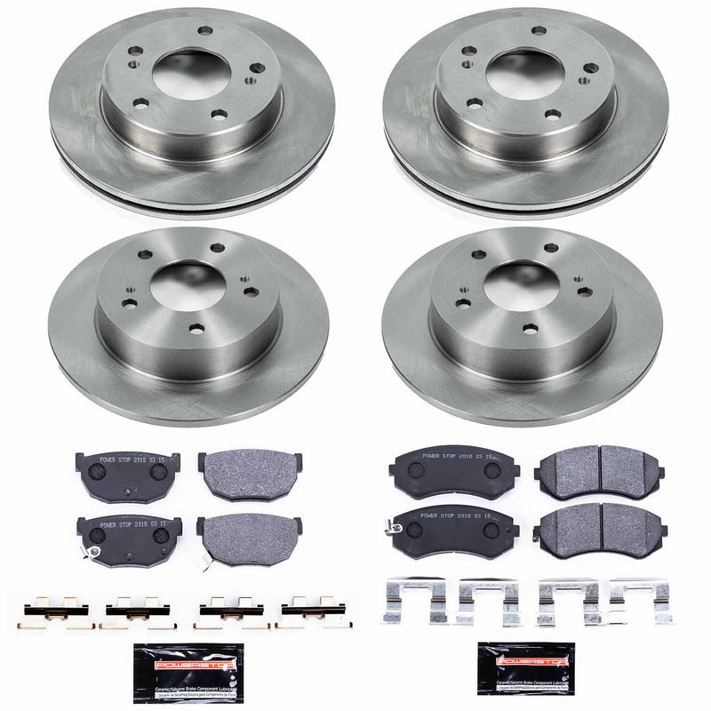 Power Stop TDSK755 Track Day Spec Front And Rear Brake Kit for 1994-1996 Nissan 240SX product image