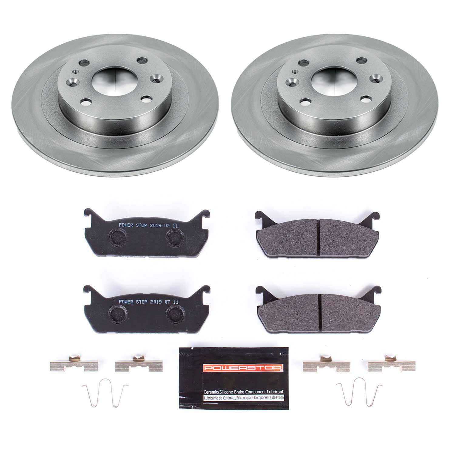 Power Stop TDSK770 Track Day Spec Rear Brake Kit for 1991-1996 Ford Escort product image